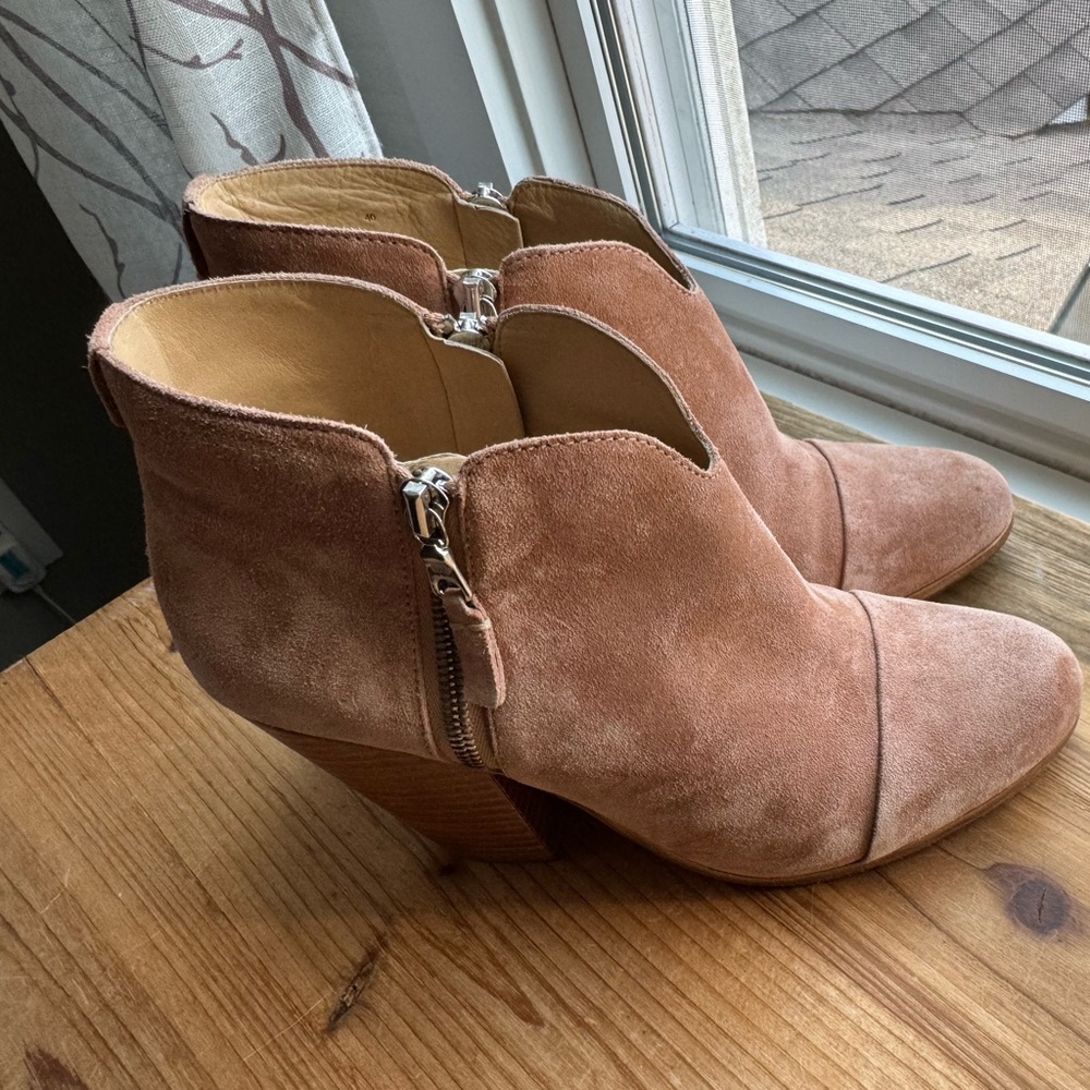 Rag & Bone Margot suede ankle booties 40 9.5 - Picture 4 of 12